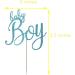 zxyxka Blue Glitter Sweet Baby Boy Cake Topper - Oh Baby Cake Topper Oh Baby Shower Gender Reveal Rustic Baby Shower Decor - Buy Online on GoSupps.com