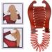 Xiton 1PC Bendable Plastic Hair Comb Ponytailer Hair Styling Tool Modern Banana Clip Interlocking Comb French Side Comb For Women Girls DIY Hair Style(Chocolate) - Buy Online on GoSupps.com