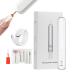 Fulenyi Electric Nail File for Acrylic Nails Electric Polishing Set with Nail Drill - Compact Portable Design Electric Filer Hand Foot Care Tool for Nail Grind White English Version