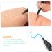Baluue 10pcs Pen Pen Waterproof Brow Pencil Brow Pen Tool Pen Plastic Blue 13.9x1.8cm Blue - Buy Online on GoSupps.com