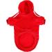 Ducomi 100% Cotton Dog Sweatshirt - Warm Monochrome Coat for Dogs of All Sizes (XS to 9XL) - Stylish Red Sweater for Small & Large Breeds - Buy Online on GoSupps.com