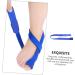 BESPORTBLE 3pcs Toe Strap Toe Splitter Set - Health Protective Separator Stretchy Stretcher - Blue Comfortable Cloth Toe Divider x3pcs - Buy Online on GoSupps.com