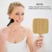 YEAKE Natural Bamboo Hand Mirror - Portable Travel Vanity Mirror for Men & Women - Single-Sided, Medium Size 6.9 x 9.9 - Buy Online on GoSupps.com