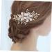 Ipetboom Hair Accessories for Women Rhinestone Headpiece Bridal Headpiece Crystal Headpiece Prom Headpiece Crystal Metal Comb Wedding Tiara Bridal Hair Accessories Manual Women's Flowers - Buy Online on GoSupps.com
