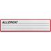 Carstens Medical Stickers - Allergic Alert & Instruction Labels (Roll of 200) - Buy Online on GoSupps.com