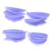 DOITOOL 60 Pairs Eyelash Silicone Patch Silicone Patches Eyelash Perm Kit Eyelash Perm Pads Lash Shield Medium Eyelash Curlers Eyelash Lift Tool Purple Makeup Tools Curly