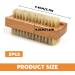 Omevett 5 Pcs Nail Brush Wooden Nail Cleaning Brushes Double Sided Nail Scrubber Hard Nailbrush Nail Scrubbing Brush Small Wood Nail Brush for Men Women Manicure Supplies - Buy Online on GoSupps.com
