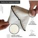 Whiffkitch Bamboo Dishcloths 6pk - Washable, Reusable, Absorbent & Sustainable - Buy Online on GoSupps.com