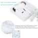 Wall-Mounted Hair Dryer 1200W Negative Ionic Hair Blow Dryer 2 Heat Settings and Cold air Button White Compact for Home Hotel Bathroom Small Gift - Buy Online on GoSupps.com