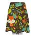 Professional Haircut Cape Fox Flowers Hairdressing Salon Cape with Adjustable Snap Closure Hairdresser Apron