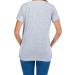 Maternity Funny Pregnancy Tee - Twin Grey XXL | Cute Baby Pregnant Women T-Shirt - Buy Online on GoSupps.com