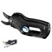 Electric Pruning Shears Cordless Electric Branch Cutter Scissors 30Mm Cutting Diameter Li-Battery Garden Rechargeable Fruit Tree Orchard Cutting Tool Black (Black) Small Gift