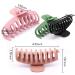 JSY Large Hair Claw Clips for Thick & Thin Hair - 90's Fashion Styling Accessory (4 Packs) - Black, Olive Green, Light Salmon Pink - Buy Online on GoSupps.com