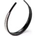 LONEEDY Women's 2cm Wide Non-Slip Headband with Teeth & Crystal Rhinestones - Durable Hair Accessory - Buy Online on GoSupps.com