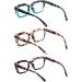 MMOWW Oversized Reading Glasses for Women 3 Pack - Blue Light Blocking Computer Readers +1.5 x Magnification - Buy Online on GoSupps.com