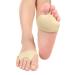 (2 Pairs) Metatarsal Pads Ball of Foot Cushion Socks for Women and Men Invisible Forefoot Sleeve Relief Pain Blister Callus No Slip Ball of Foot CoversMedium Beige 3 Metatarsal Pads 3-beige-2 Pairs S/M