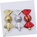 ifundom 5pcs Christmas Ornaments Xmas Ornament Filler Household Red 11X4CM - Buy Online on GoSupps.com