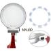 Professional Magnifying Glass LED 3X 4.5X Magnifying Lamp USB Clip On Optical Glass Magnifier Lens Metal Clamp/Red bonny369 - Buy Online on GoSupps.com