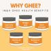 Indian Milk & Honey Grass-Fed Ghee Butter Twin Pack | 44 oz x 2 (264 Servings Each) | Handmade & Locally Sourced Clarified Butter | Lactose, Gluten & Casein Free | Recyclable PET Jars - Buy Online on GoSupps.com