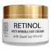 Dead Sea Collection Day Cream for Face with 2% Retinol Dead Sea Minerals and Vitamin E Anti Aging Nourishing Skin Care Moisturizer to Reduce Wrinkles (1.69 fl. oz)