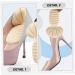 FRCOLOR Women's High Heel Grips - 2 Pairs T-Shape Shoe Inserts Cushions & Protectors for Comfortable Fit - Buy Online on GoSupps.com