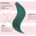 Hotlulana 100% Real Hair Tape Extensions - Green 20 Inch Soft & Invisible Weft 10 Pack - Premium Quality - Buy Online on GoSupps.com
