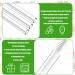 Abizarch 6Pcs Drinking Straws Reusable Clear Glass Drinking Straws with Cleaning Brush Cute Flower Tortoise Heart Straws Heat-Resistant Smoothie Straws for Smoothies Tea Juice Milkshakes ZHAZHAMO - Buy Online on GoSupps.com