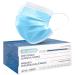 Medi Sant 51 x Mask Type IIR - Respirator Medical Masks Medical Standard EN14683 BFE 98% 3 -layer Disposable Mask for Mouth and Nose Protection Bleu 2r