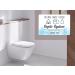 Septic Tank Sign for Toilet | Fun Novelty Adhesive Bathroom Sign | Septic System Signs for International Shipping - Buy Online on GoSupps.com