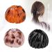 Thetag 3 pieces vintage bird nest hair clips ponytail hair clip vintage geometric retractable hair loops expandable ponytail holder for women