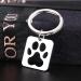 Animal Paw Lucky Charm Keychain | Silver Dog & Cat Paw Keyring | Perfect Gift for Pet Lovers | Happiness & Love for Men Women & Puppies - Buy Online on GoSupps.com