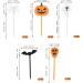 Rsstarxi 50 Pack Plastic Halloween Food Toothpicks Halloween Cupcake Toppers Pumpkin Ghost Spider Bat Cupcake Food Picks for Fruit Appetizer halloween Birthday Party Cake Decorations Design 16 - Buy Online on GoSupps.com