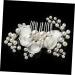 minkissy Comb bridal headpiece Women hairpin Bridal hair comb Flower headwear Women hair comb flower headdress bride Wedding - Buy Online on GoSupps.com