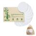 Reusable Cotton Pads Face Pack Set 26 - Washable Makeup Remover Laundry Bag Skincare Cleaning Bamboo Cloth Rounds Facial Wipes Eye Lip 13 Count (Pack of 1)