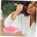 Buy 2-in-1 Makeup Brush Storage Box & Cleaner Mat - Cute Pink Silicone 11x11cm | Perfect for Sponge & Brush Care - Buy Online on GoSupps.com