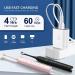 2 Pack Rechargeable Electric Toothbrushes for Adults and Kids - Sonic Whitening Tooth Brush with 8 Heads, 6 Modes, Smart Timer - Waterproof Cleaning Set (Pink Black) - Buy Online on GoSupps.com