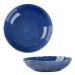 Ceramic Soup Plate Set of 2 800 ml Stackable Kitchen Serving Salad Bowls Microwave and Oven Safe.-8 in-red (Color : Blue Size : 8 in) 8 in Blue