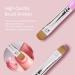 Premium French Gel Acrylic Nail Art Brush & Dotting Tool | Professional Manicure Tool for Detailed Designs | Size #14 & #16 | Elegant Pink Marble - Buy Online on GoSupps.com
