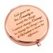 Religious Gift for Woman Serenity Prayer Gift Compact Mirror for Friends Mom Sister Inspirational Gifts for Her Christian Gift Folding Makeup Mirror for Niece Aunt Retirement Birthday Gifts