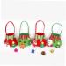 CHILDWEET 4pcs Christmas Candy Bag Xmas Candy Xmas Presents Pouches Xmas Bag Holder Brushed Cloth Snack - Buy Online on GoSupps.com