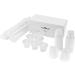 Mini Clear Plastic Cups with Lids (1 oz, 125 Pack) for Jello Shots, Sauces, Dips - Disposable and Ideal for Restaurants and Parties - Buy Online on GoSupps.com