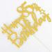 Tenhaisi Gilttery Gold Happy 85th Birthday Cake Topper Cake Topper for 85 Birthday Fabulous 85th Birthday Decoration - Buy Online on GoSupps.com