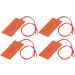 Silicone Heating Cushion - Flexible 50x100mm Heating Mats (4 Pack) | DC 12V 5W | Ideal for Oil Barrels & Industrial Pipelines - Buy Online on GoSupps.com