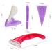 NEWJINDA Bikini Trimmer Shaver for Women - Pubic Hair Razor with 3 Shapes Stencil (Heart, Straight, Triangle) - Buy Online on GoSupps.com