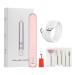 Electric Nail Drill Kit - Electric Nail File Set | Compact Portable Design Electric Filer Hand Foot Care Tool for Nail Grind Trim Polish Sakura Pink English Version