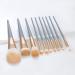 Buy 10 Shadow Tools Eye Brush Powder Set & Quartz Roller - Premium Makeup Beauty Tools for Flawless Application | International Shipping Available - Buy Online on GoSupps.com