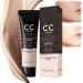 SPF 15 CC Cream Foundation Color-Correcting & Anti-Redness Cream with Lightweight Hydrating Formula. Medium Coverage Corrector Ideal for Imperfections Natural
