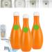 Bowling Blue Bubble Toilet Bowl Cleaner Automatic Long-Lasting Toilet Bowl Cleaner In Bottle Multi Functional Cleaning Agent Toilet Fresheners Deodorizing & Descaling (3Pcs-200g)