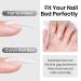 MIZHSE Solid Nail Glue 18g - Long Lasting Gel for Acrylic Nails | Mini UV LED Lamp Included - Professional Rhinestone Glue for Nail Salon - Buy Online on GoSupps.com