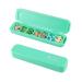 Weekly Pill Organizer 2 Times a Day 7 Day AM PM Medicine Organizer 14 Compartments Daily Pill Cases Boxes for Medication/Supplement (Green)